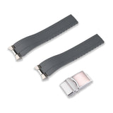 FKM RUBBER STRAP WITH END LINKS FOR SEIKO 5 SPORTS (MX01-SSK)