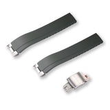 FKM RUBBER STRAP WITH END LINKS FOR SEIKO ALPINIST (MX03-117)