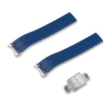 FKM RUBBER STRAP WITH END LINKS FOR HAMILTON KHAKI FIELD (MX03-733)