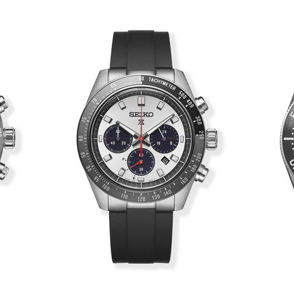 Enhance Your Seiko Speedtimer with the Versatile MX03 Rubber Strap