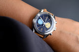 CRAFTER BLUE BON VOYAGE Macaron Super Chrono BVSS002.M (Discontinued)