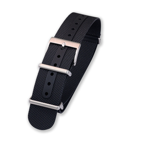 20mm Single-Piece Expedition Rubber Strap (ZX01) – Crafter Blue