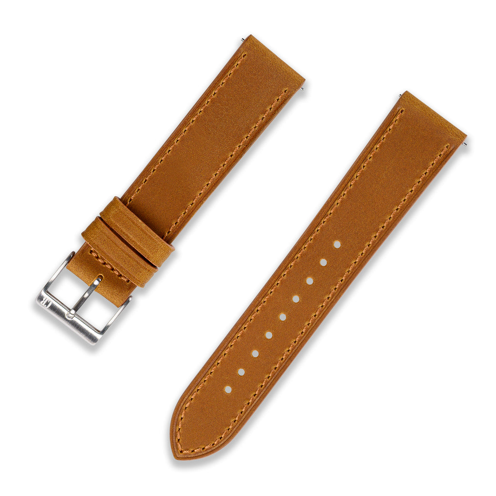 22mm Crafter Blue Journeyer Leather Strap (JL22)