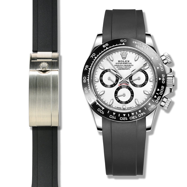 CURVED END RUBBER STRAP FOR ROLEX DAYTONA 116503