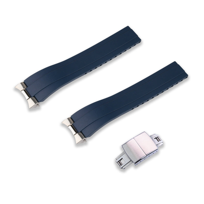 FKM RUBBER STRAP WITH END LINKS FOR SEIKO 5 SPORTS / GMT (MX01-SSK