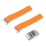 FKM RUBBER STRAP WITH END LINKS FOR SEIKO ALPINIST (MX03-117)