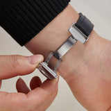 FKM RUBBER STRAP WITH END LINKS FOR SEIKO ALPINIST (MX03-117)