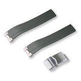 FKM RUBBER STRAP WITH END LINKS FOR SEIKO SPEEDTIMER (MX03-911)