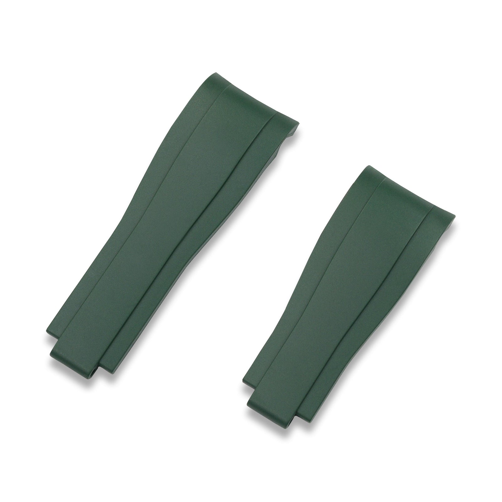 CURVED END RUBBER STRAP FOR ROLEX EXPLORER 39MM REF.214270 (RS01