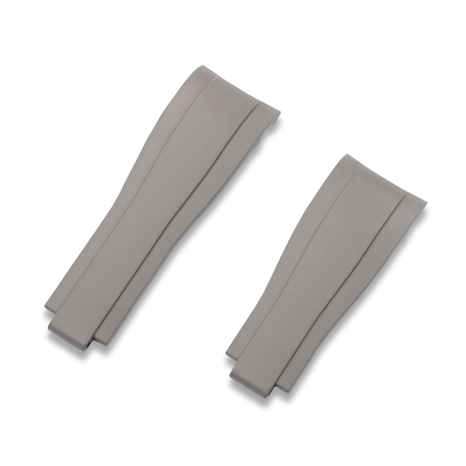 CURVED END RUBBER STRAP FOR ROLEX EXPLORER 39MM REF.214270 (RS01
