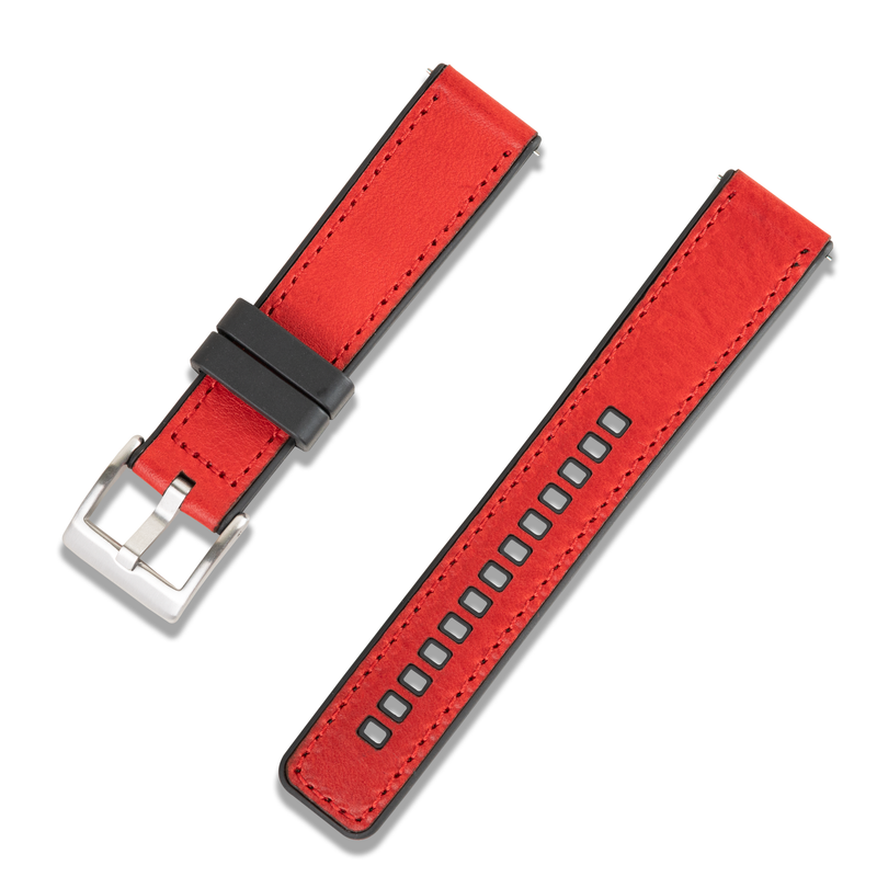 20mm Straight End Hybrid FKM Rubber Strap (UL03)