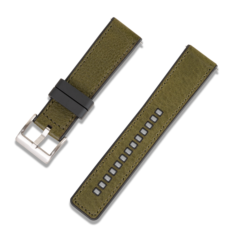 22mm Straight End Hybrid FKM Rubber Strap (UL03)