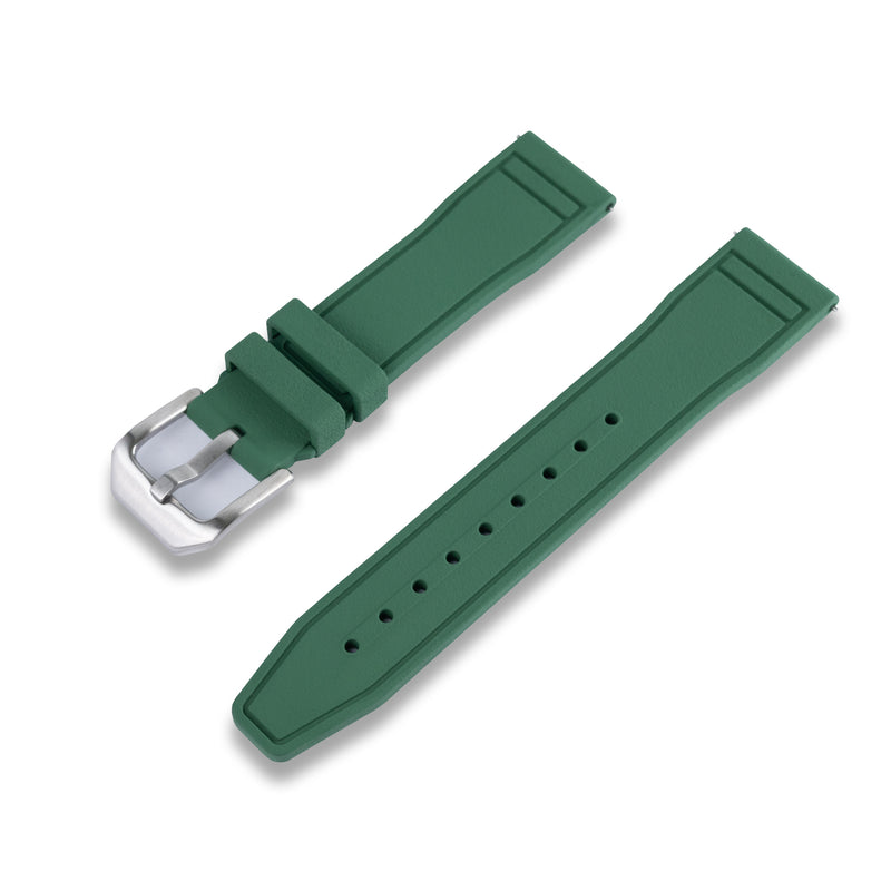 20MM STRAIGHT END PILOT FKM RUBBER STRAP (UX07)