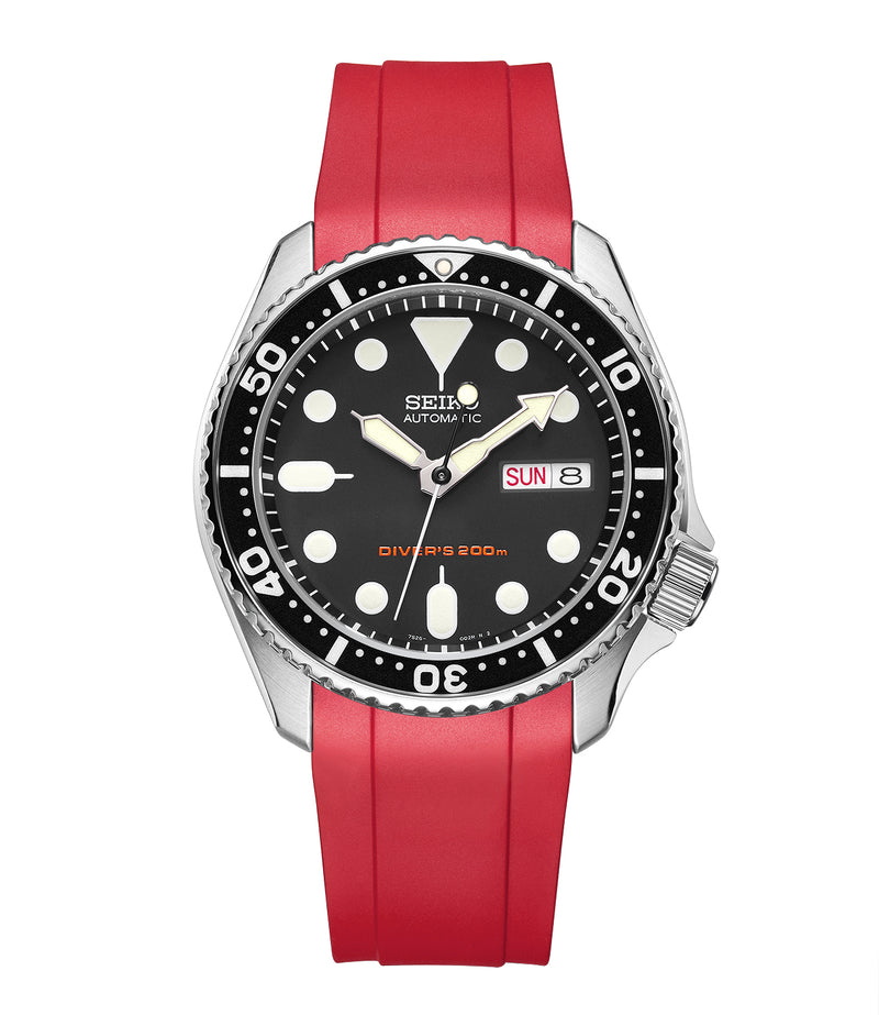 Orange Rubber Seiko Skx Silicone Strap Rubber Strap Seiko Skx007