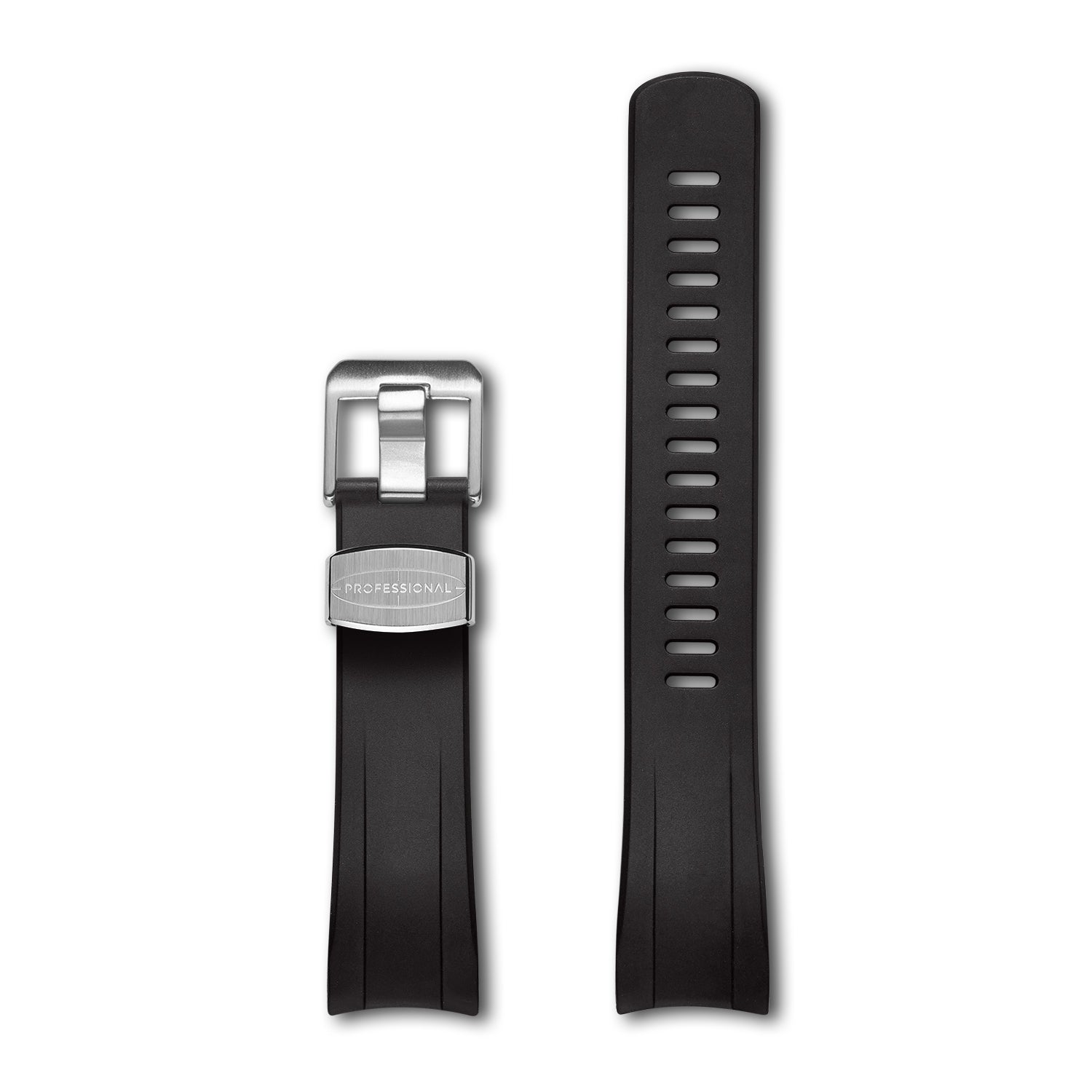 CURVED END RUBBER STRAP FOR SEIKO SAMURAI (CB09) – Crafter Blue