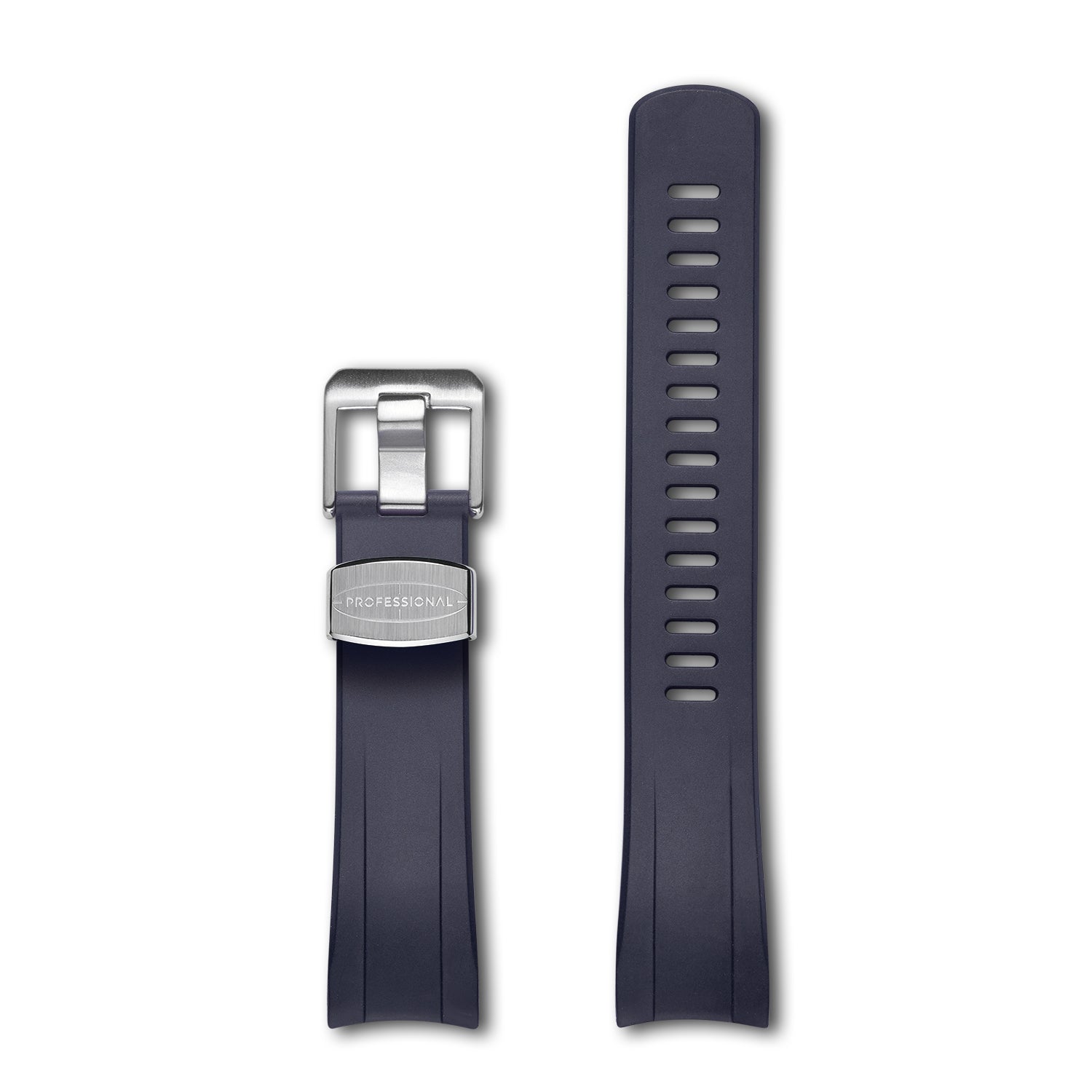 CURVED END RUBBER STRAP FOR SEIKO SAMURAI (CB09) – Crafter Blue