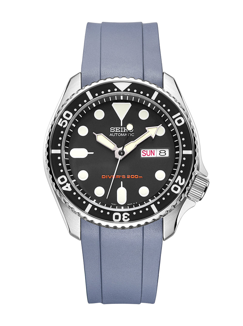CURVED END RUBBER STRAP FOR SEIKO SKX (CB10) – Crafter Blue