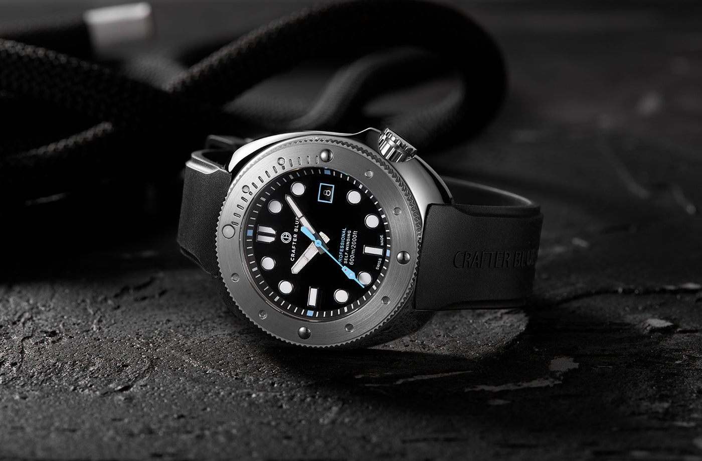 Watches Crafter Blue Review Crafter Blue NBR Rubber Dive Strap