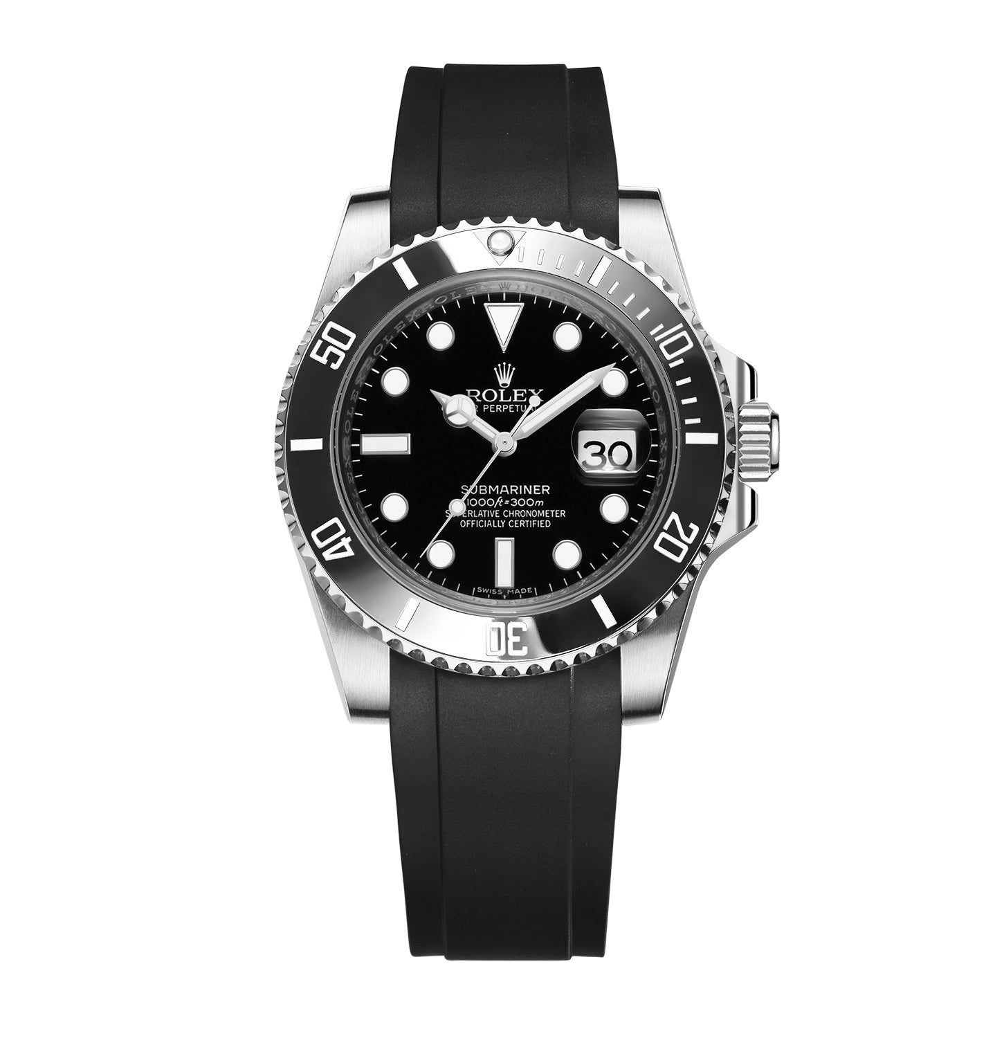 Buy Rolex Rubber Watch Straps | Rolex Rubber Watch Bands – Crafter Blue