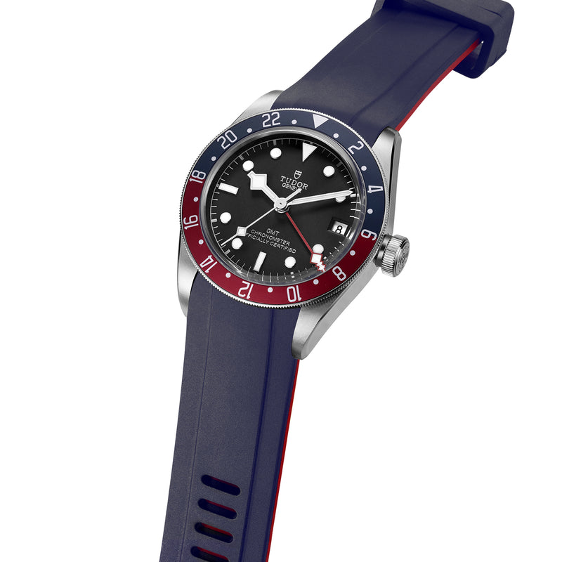 CURVED END RUBBER STRAP FOR TUDOR BLACK BAY 41mm TD01