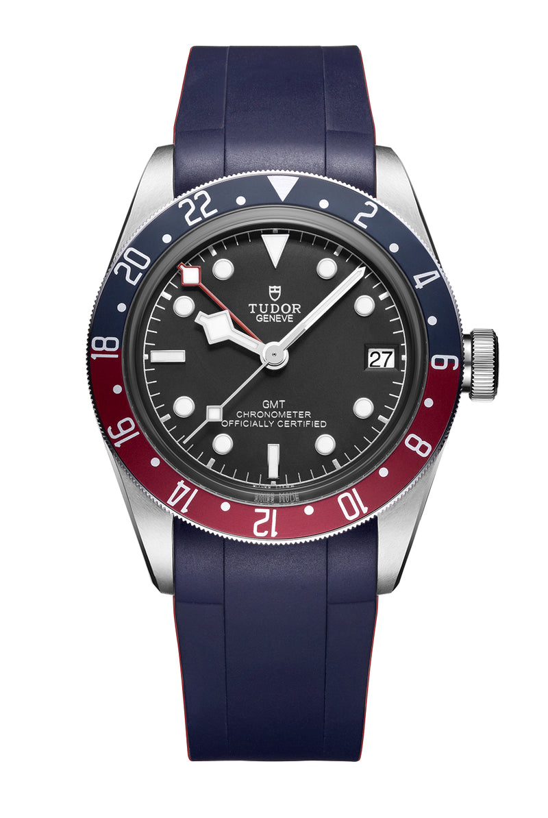 CURVED END RUBBER STRAP FOR TUDOR BLACK BAY 41mm (TD01) – Crafter Blue