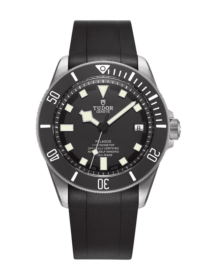 CURVED END RUBBER STRAP FOR TUDOR PELAGOS (TD02) – Crafter Blue